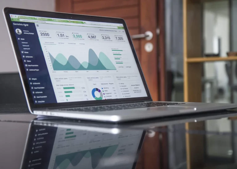 Google Business Profile Optimisation Checklist for India 2026 Search and analytics report on a laptop for SEO, AEO and GEO